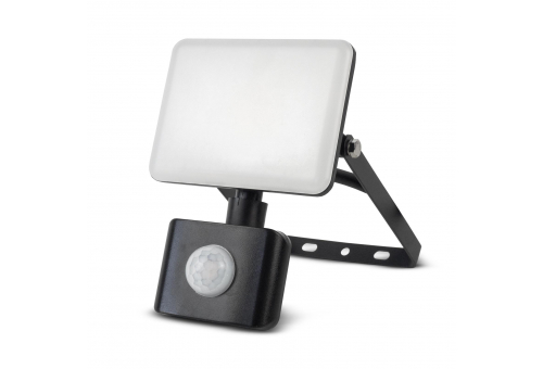 LED Reflektor Slim SMD Keret nélküli 10W NW 4000K Mozgásérzékelős PIR