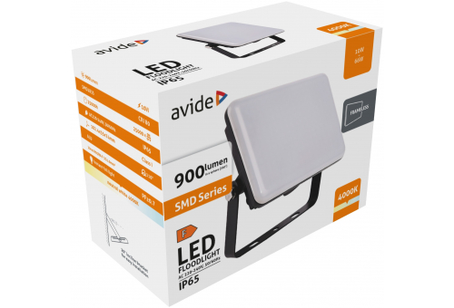 LED Reflektor Slim SMD Keret nélküli 10W NW 4000K
